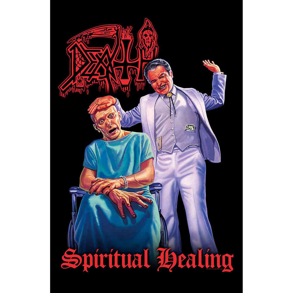 Death - Spiritual Healing Textiel Poster - Multicolours